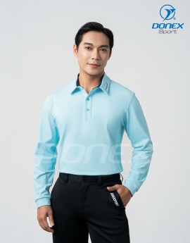 Áo thể thao nam MC-9148 xanh ngọc phối navy